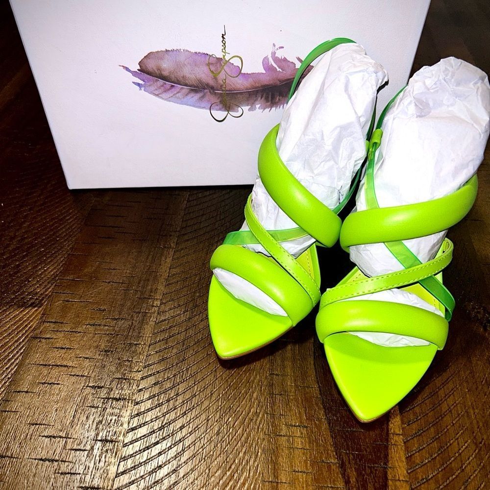 Jessica Simpson Krissta Dress Sandal Women's Green Sandal